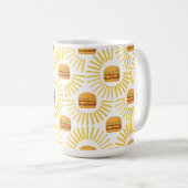 Mug Delicioso hamburguer com batatas fritas (Devant droit)