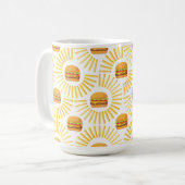 Mug Delicioso hamburguer com batatas fritas (Devant gauche)