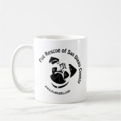 Mug Délivrance de carlin de logo du comté de San Diego (Gauche)