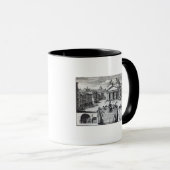Mug Della Rotonda de Piazza avec une vue de Panthéon (Devant droit)