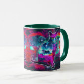 Mug Delta des chats cosmiques (Devant droit)