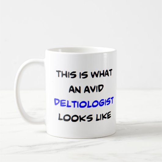 Mug deltiologiste, avide (Gauche)
