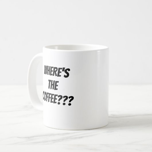 Mug demandant du café à nouveau (Devant gauche)