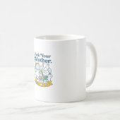 Mug Demande à ta mère, Famille de chat drôle (Devant droit)
