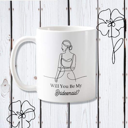 Mug Demande de Demoiselle d'Honneur