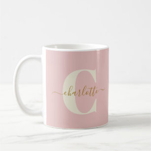 Mug Demande de Demoiselle d'Honneur Blush Rose Or Mono