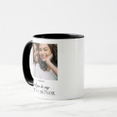 Mug Demande demoiselle d'honneur de mariage avec scéna (Devant gauche)