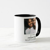 Mug Demande demoiselle d'honneur de mariage avec scéna (Devant droit)