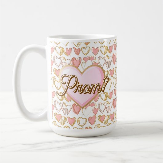 Mug Demande pour le bal de promo | Demander à une fill (Gauche)