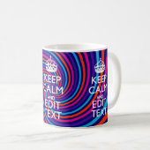 Mug Demandez à votre calme persistant de dire sur une  (Devant droit)