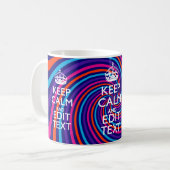 Mug Demandez à votre calme persistant de dire sur une  (Devant gauche)