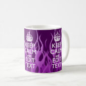 Mug Demandez à votre texte de garder le calme sur les (Devant droit)