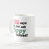 Mug Demandez juste gluant (Devant gauche)