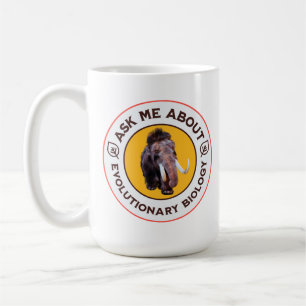 Mug Demandez-moi à propos de la biologie évolutionnair