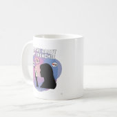 Mug Demandez-moi à propos de mon Frenchie drôle de mam (Devant gauche)