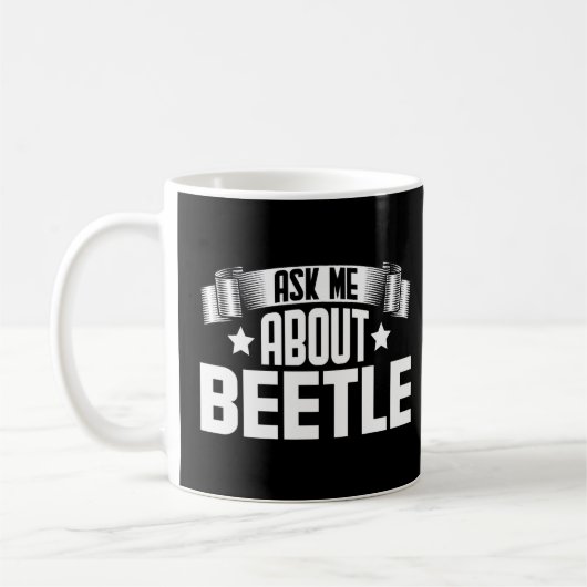 Mug Demandez-moi à propos des insectes du coléoptère d (Gauche)
