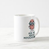 Mug Demandez-moi à propos des mitochondries – Professe (Devant droit)