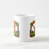 Mug Demandez-moi à propos du Vélociraptor | Chocolat C (Centre)