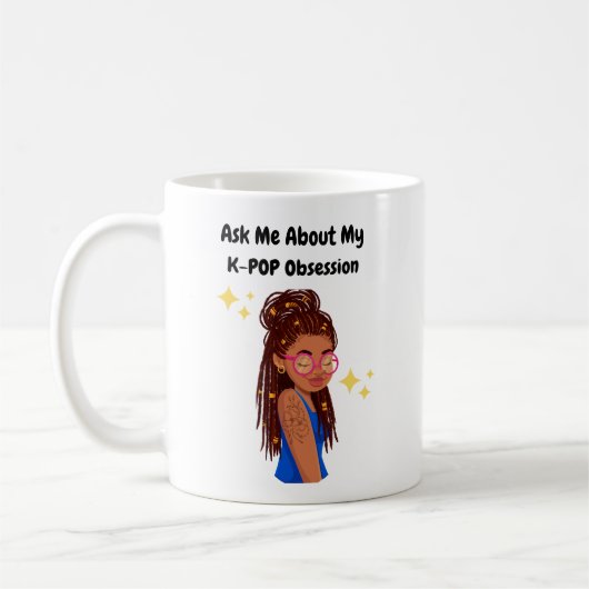 Mug Demandez-Moi Mon Obsession K-Pop (Gauche)
