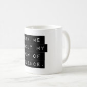 Mug Demandez-Moi Mon Voeu De Silence (Devant droit)