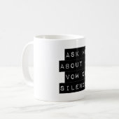 Mug Demandez-Moi Mon Voeu De Silence (Devant gauche)
