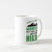 Mug Démarrer le Randonnée (Devant droit)