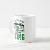 Mug Démarrer le Randonnée (Devant gauche)