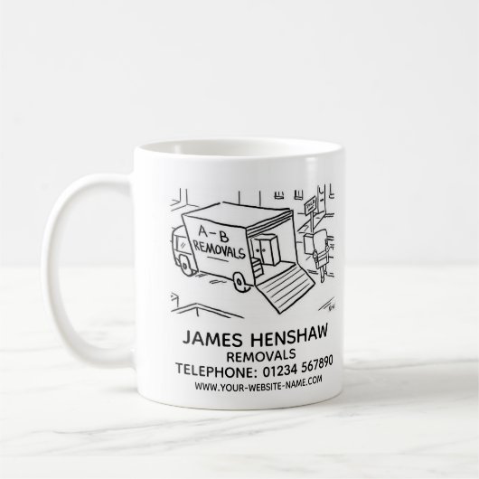 Mug Déménagements ou déménagements (Gauche)