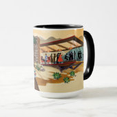 Mug Demeure moderne du milieu du siècle du désert Clif (Devant droit)