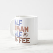 Mug Demi-café humain (Devant gauche)
