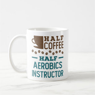 Mug Demi-café semi-instructeur d'aérobic