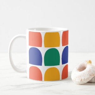 Mug Demi-cercle coloré géométrique