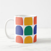 Mug Demi-cercle géométrique coloré (Gauche)