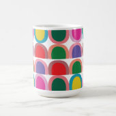 Mug Demi-cercle géométrique coloré (Centre)