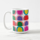 Mug Demi-cercle géométrique coloré (Gauche)