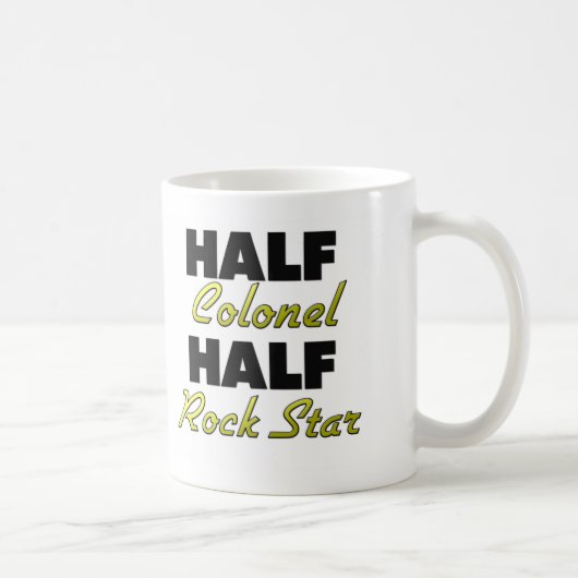 Mug Demi de colonel Half de vedette du rock (Droite)