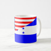 Mug demi de compte des Etats-Unis de drapeau des (Devant droit)