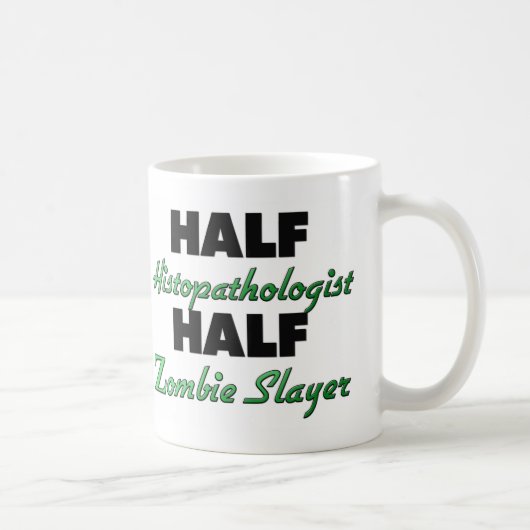 Mug Demi de demi de tueur de zombi de Histopathologist (Droite)