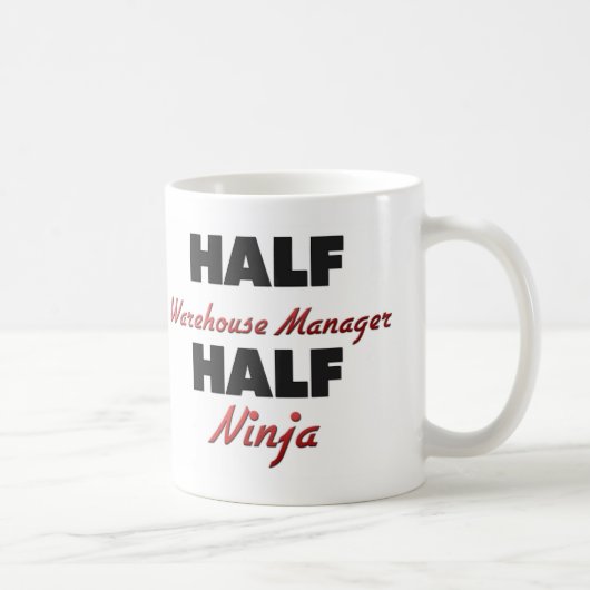 Mug Demi de directeur demi de Ninja d'entrepôt (Droite)