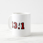 Mug Demi de marathon des femmes (Devant gauche)