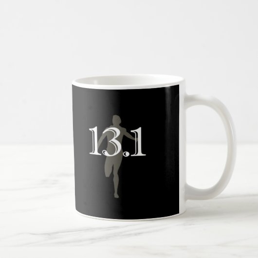 Mug Demi de souvenir personnalisé de marathon du (Droite)