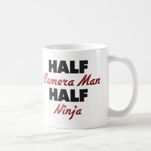 Mug Demi d'homme demi de Ninja d'appareil-photo
