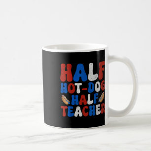 Mug Demi Hot Chien Demi Enseignant Drapeau Usa Patriot