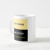 Mug Demi-humain - demi-café (Devant gauche)