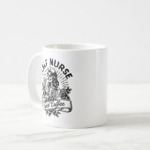 Mug Demi-Infirmière demi-coffe (Devant gauche)