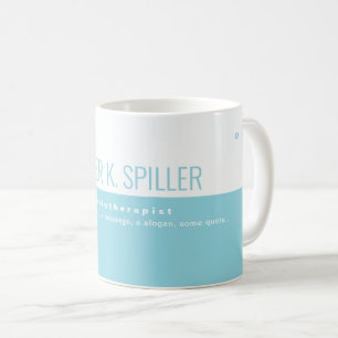 Mug Demi-lumière-bleu demi-blanc