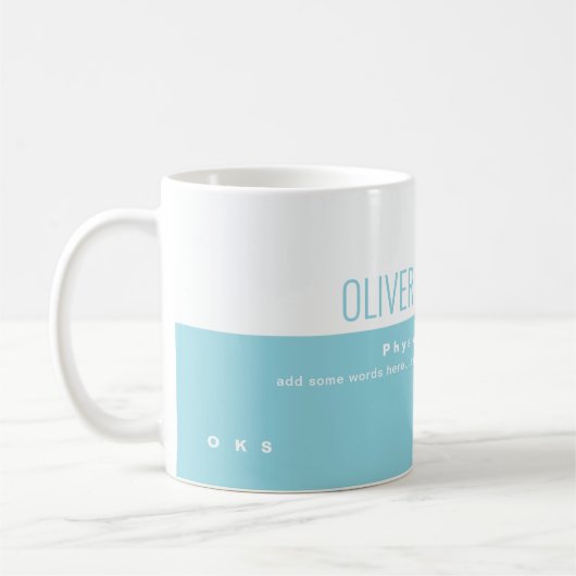 Mug Demi-lumière-bleu demi-blanc (Gauche)
