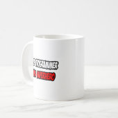 Mug Demi-programmeur...Demi-Superhero (Devant gauche)