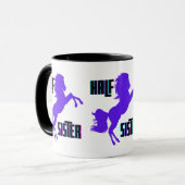 Mug Demi-Soeur Pony Violet frère (Devant gauche)