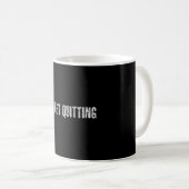 Mug Démission silencieuse (Devant droit)